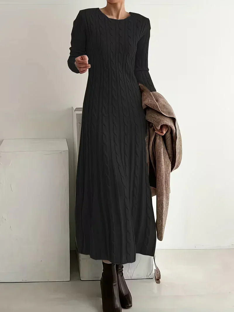MAILYS | Vestido largo tejido