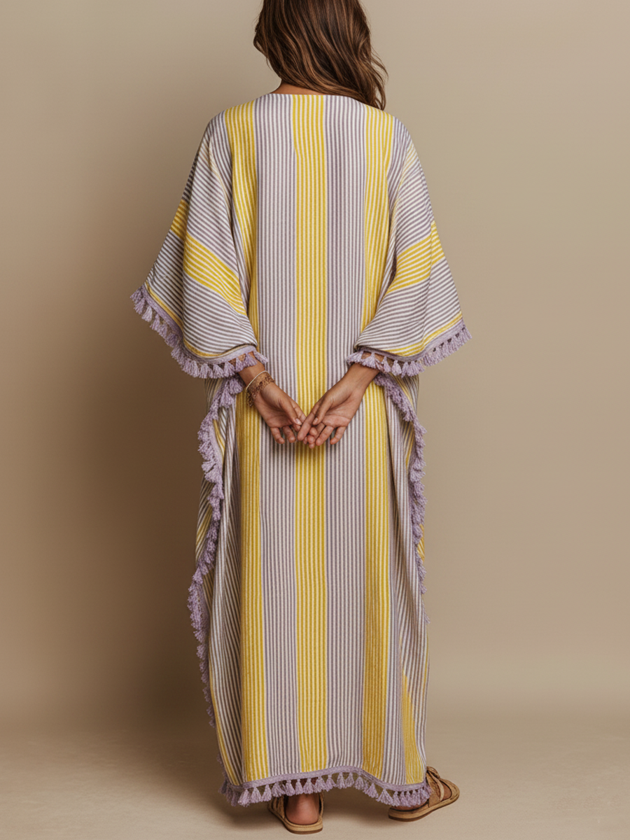 ROCÍO | Vestido maxi a rayas