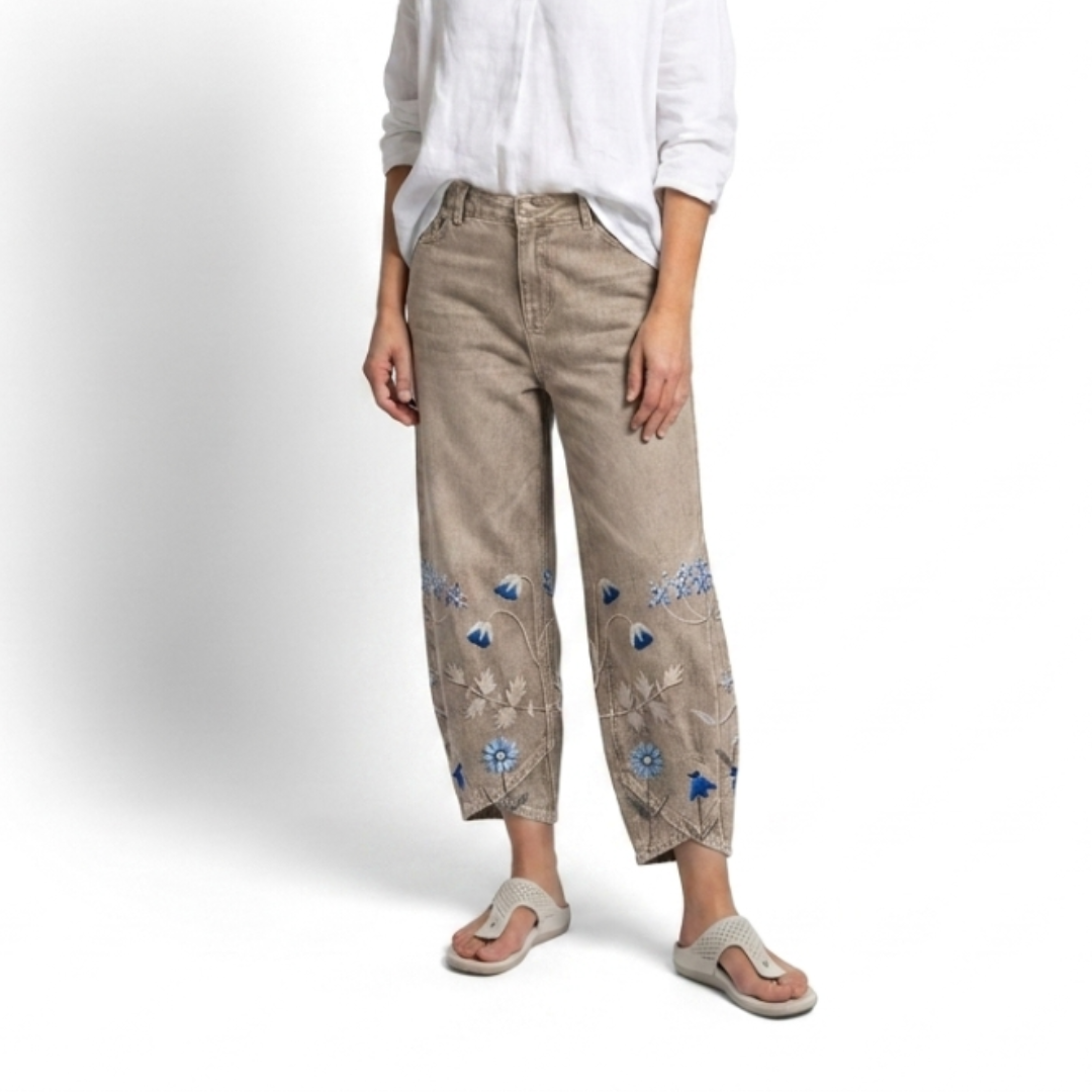 ELENA | Pantalón de cintura alta y pierna ancha