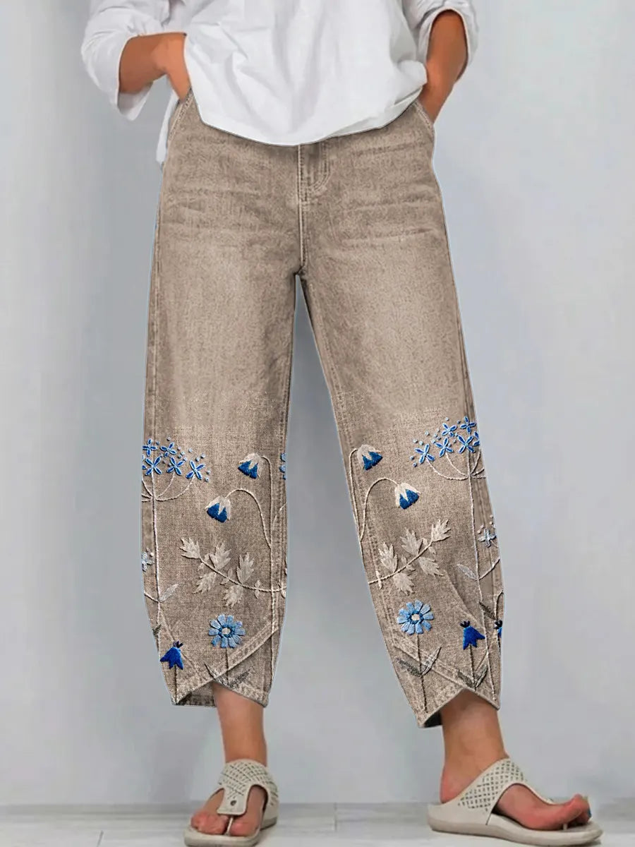 ELENA | Pantalón de cintura alta y pierna ancha