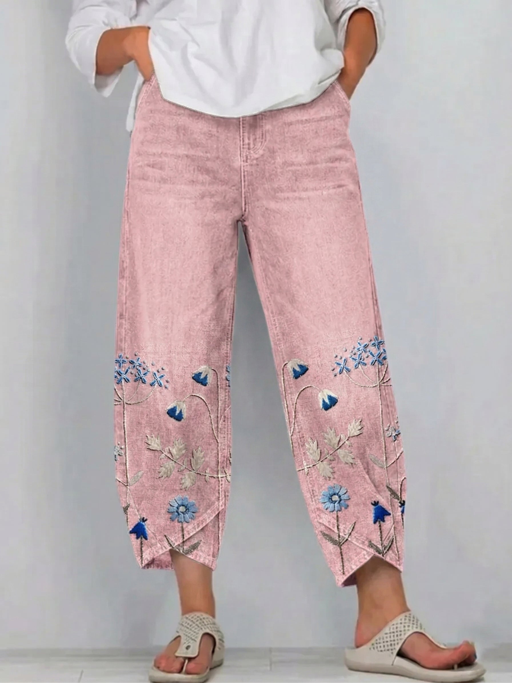 ELENA | Pantalón de cintura alta y pierna ancha