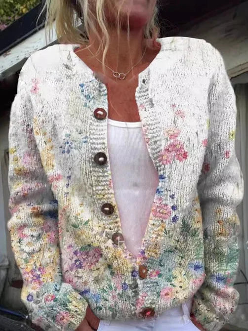 VALENTINA | Chaleco con estampado floral