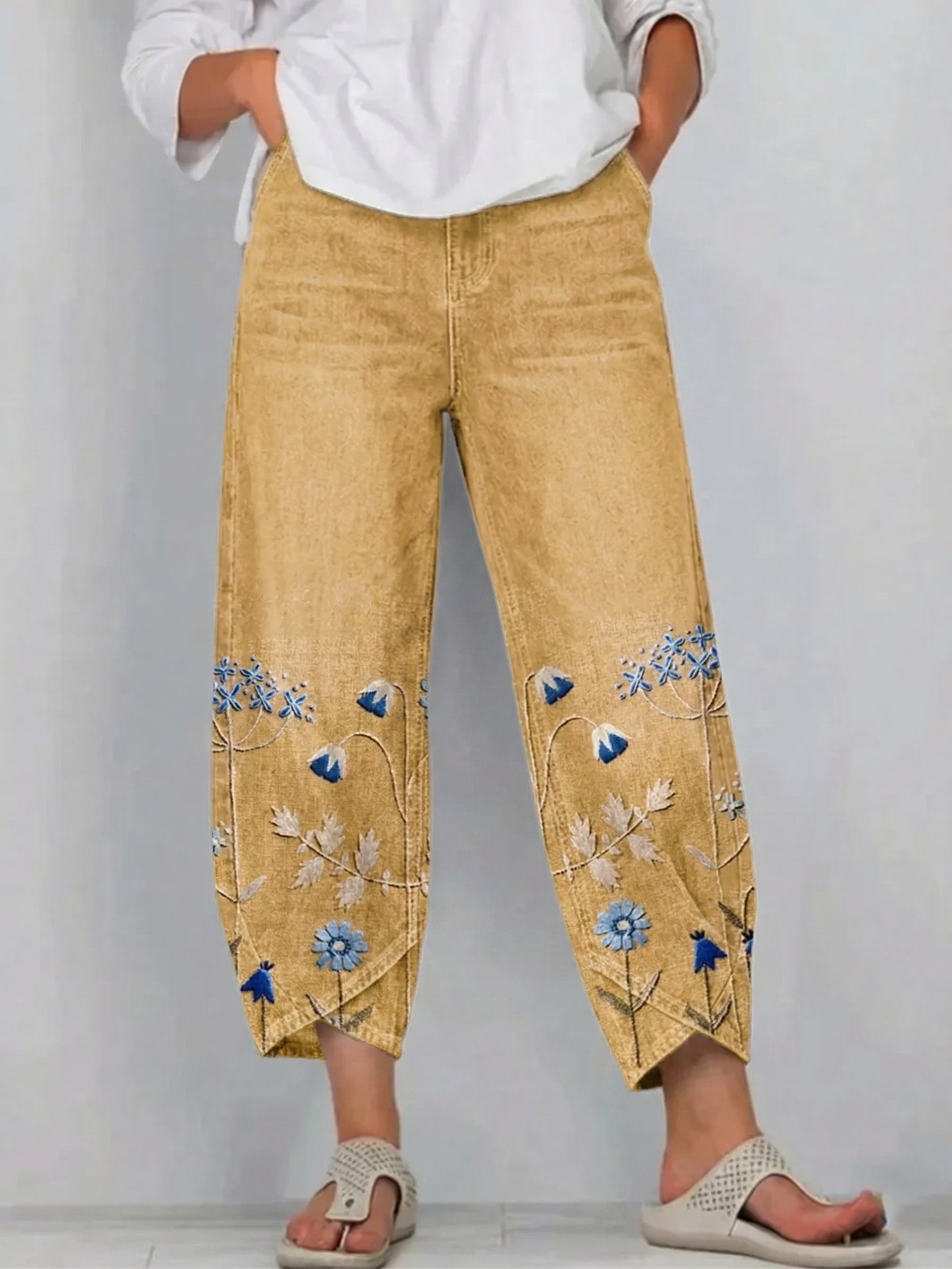 ELENA | Pantalón de cintura alta y pierna ancha