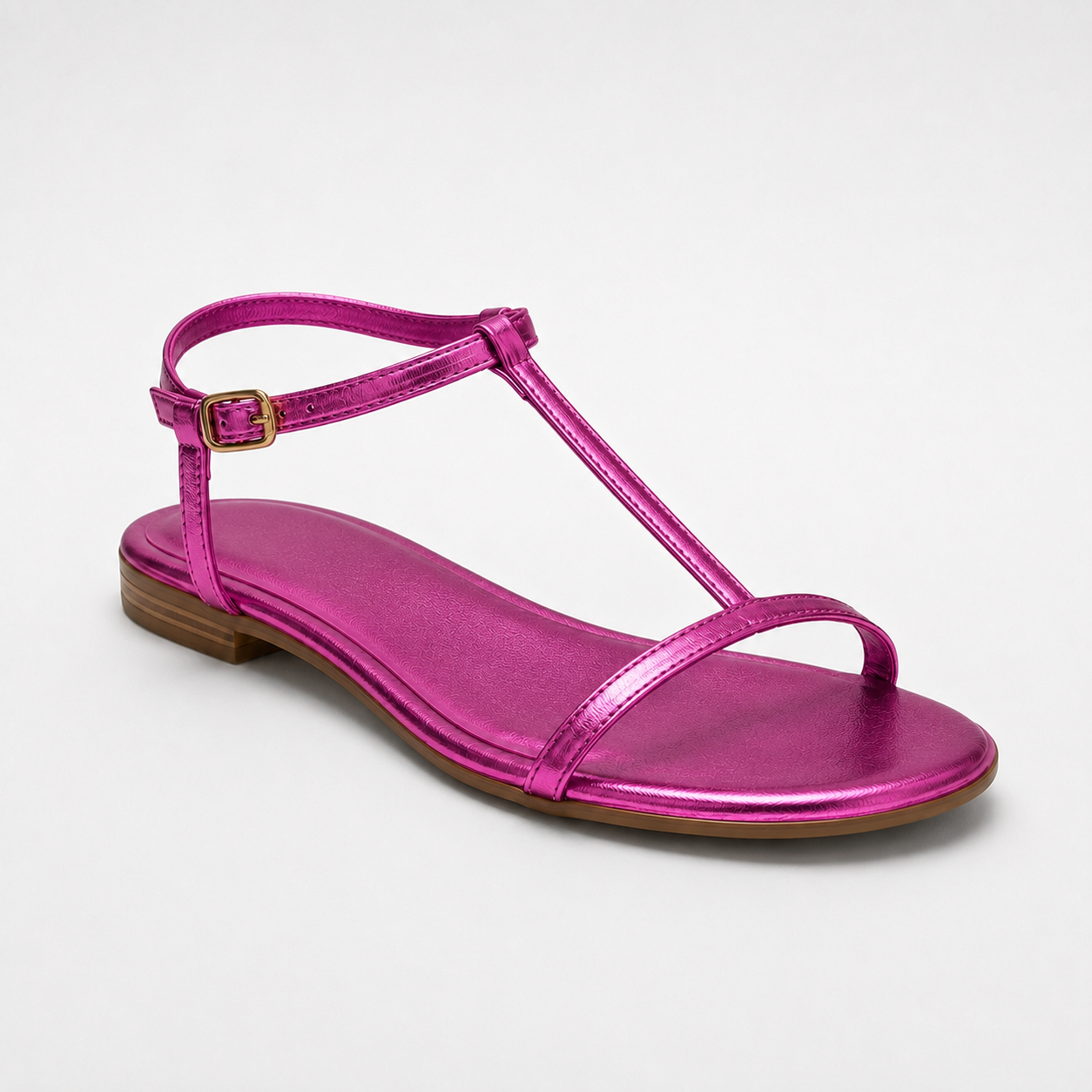 ISABELLA | Sandalias doradas de tiras finas