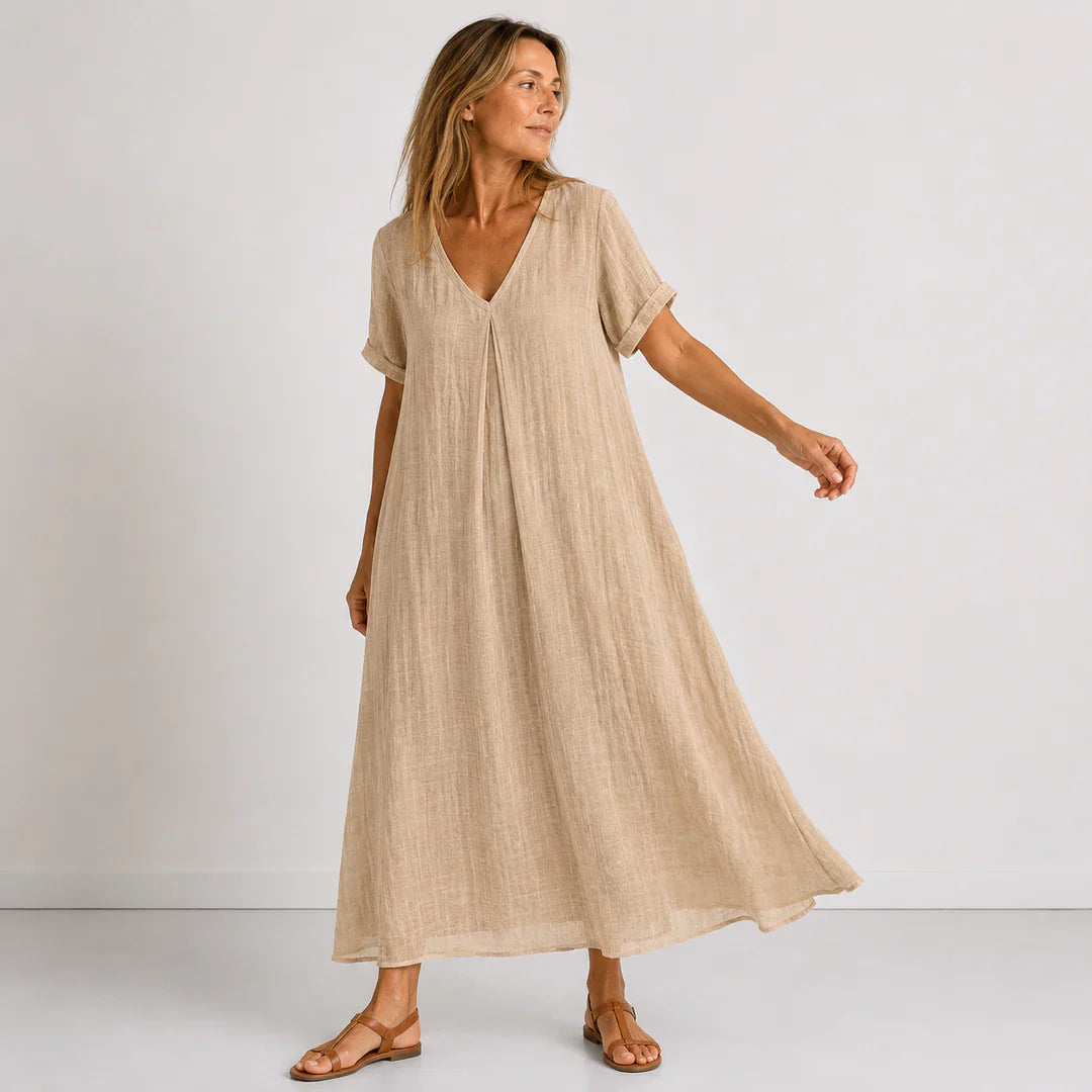 JULIETA | Vestido maxi fluido