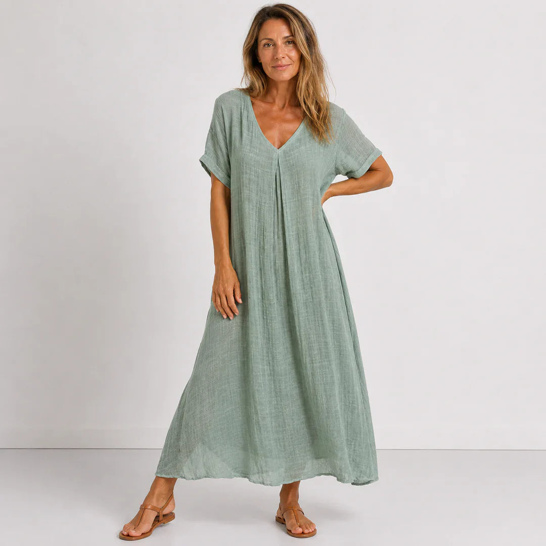 JULIETA | Vestido maxi fluido