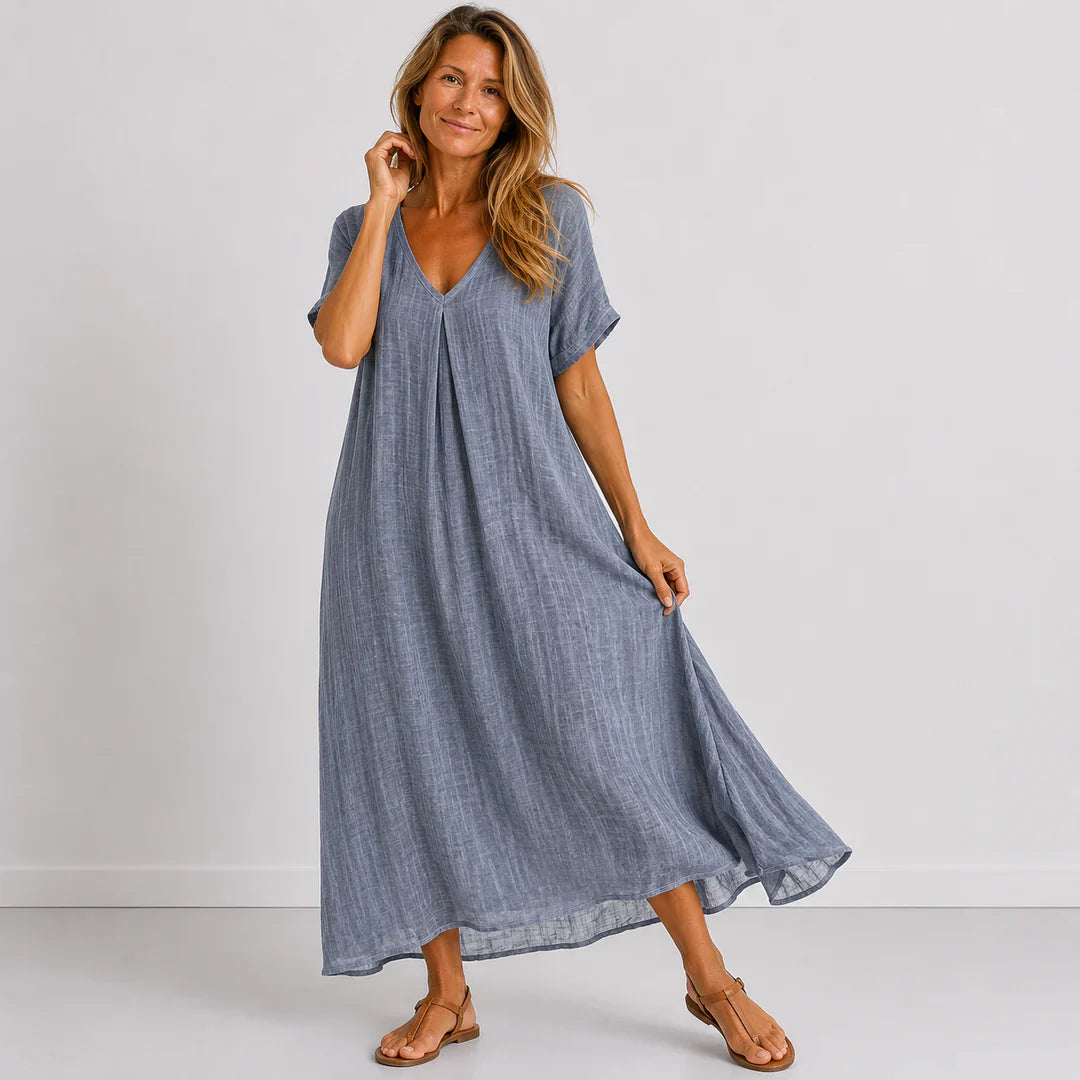 JULIETA | Vestido maxi fluido