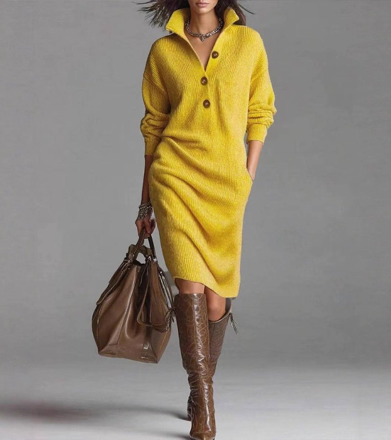 DAMARIS | Vestido tejido de silueta ajustada