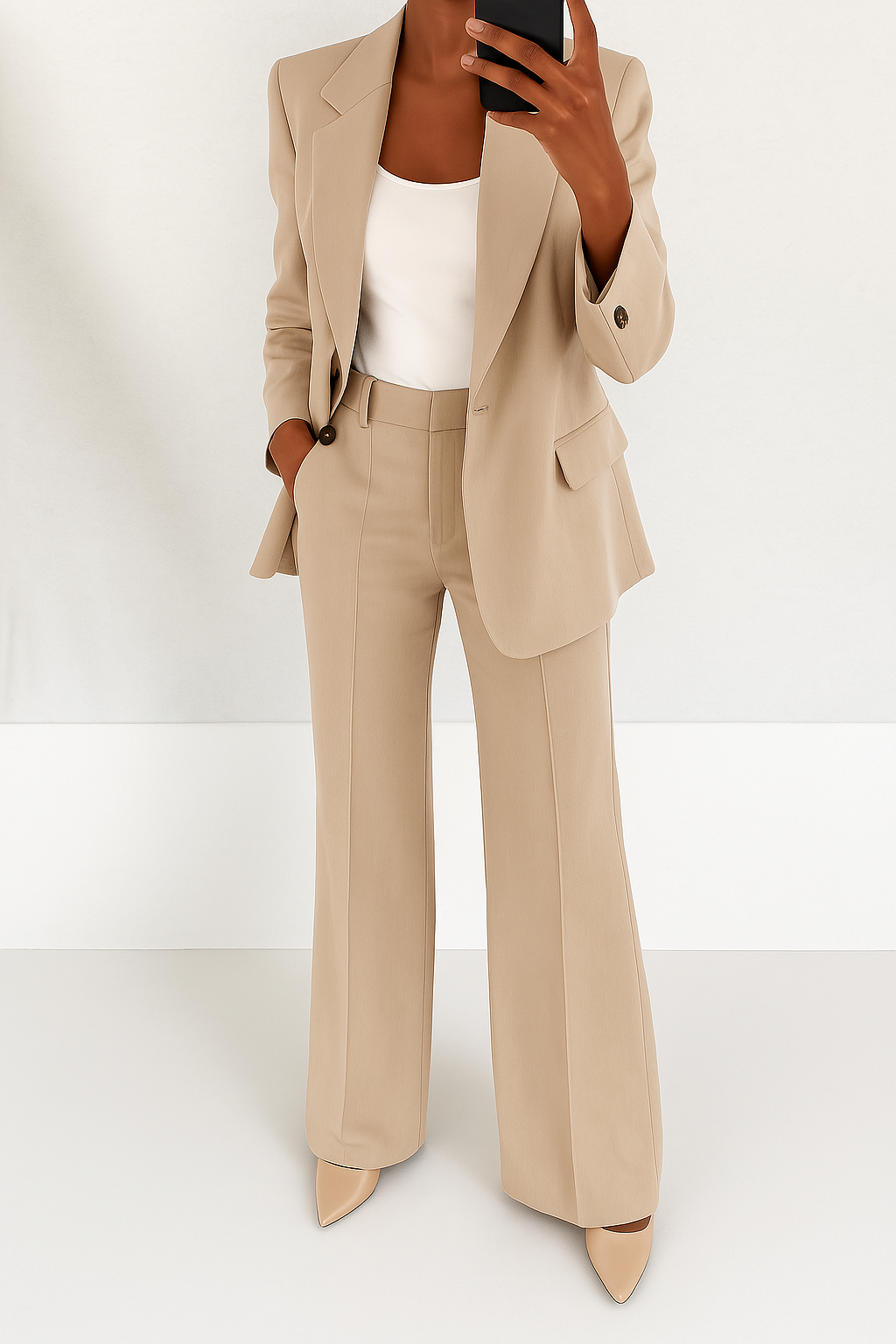 ELIZA | Conjunto con blazer estructurado