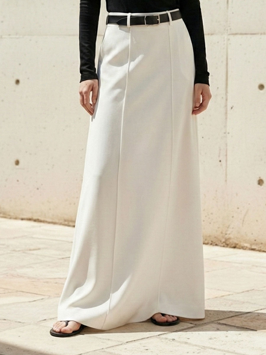 PAULINA | Pantalón liso de corte recto