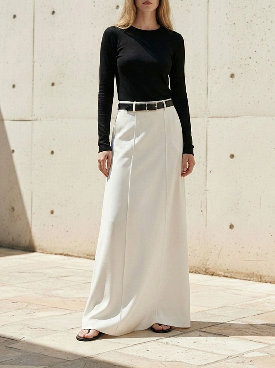 PAULINA | Pantalón liso de corte recto