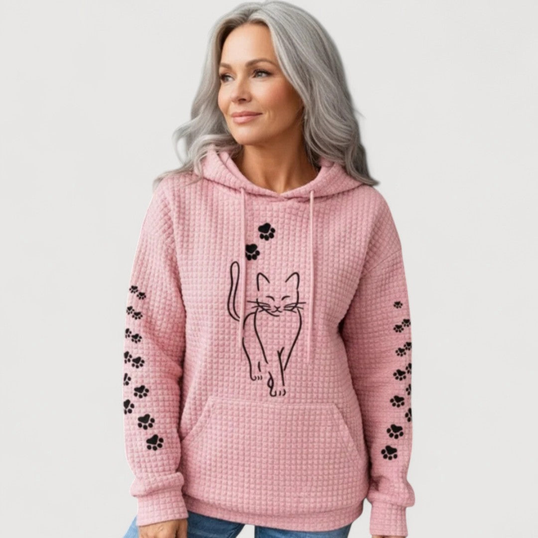 VALENTINA | Sudadera estampada con gato