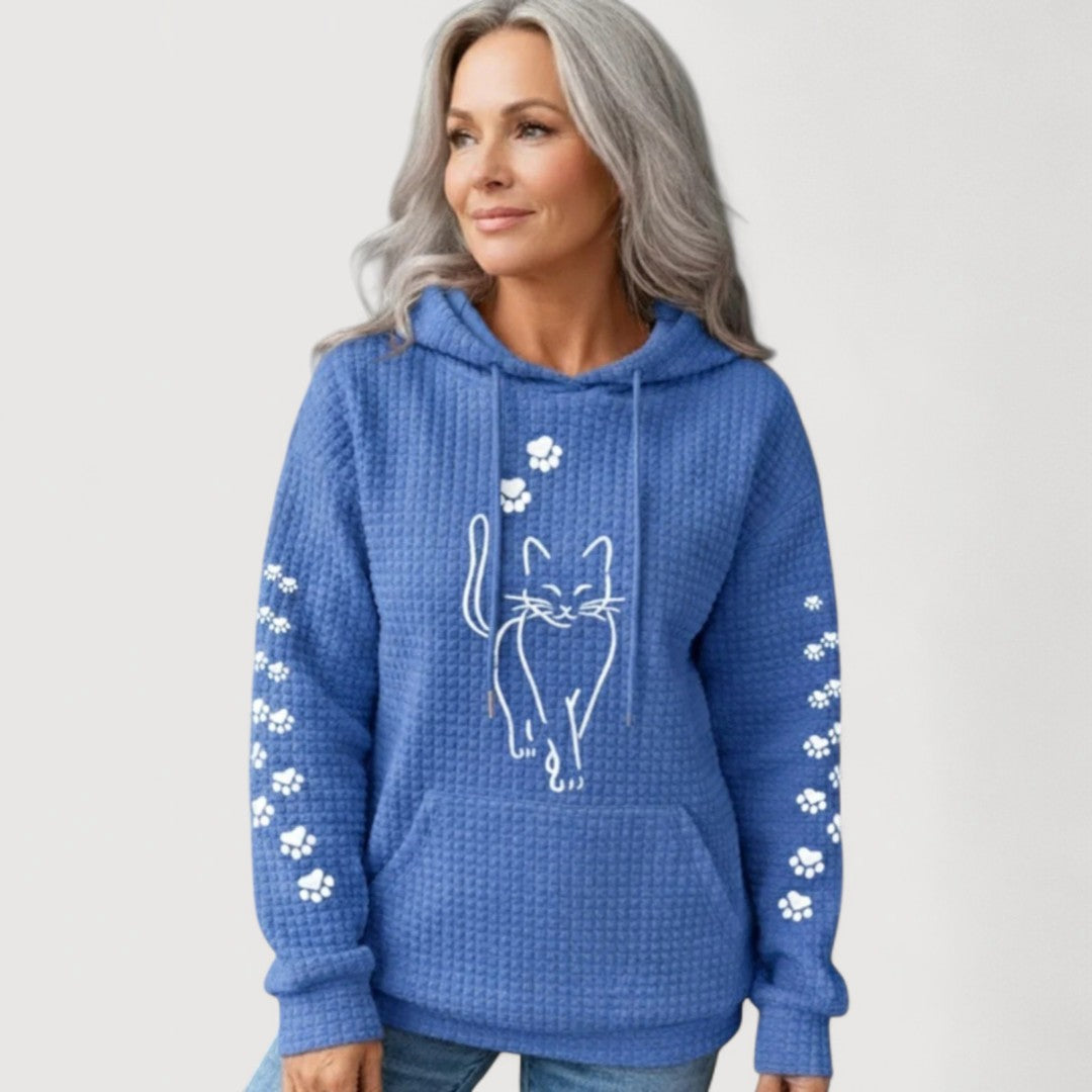 VALENTINA | Sudadera estampada con gato
