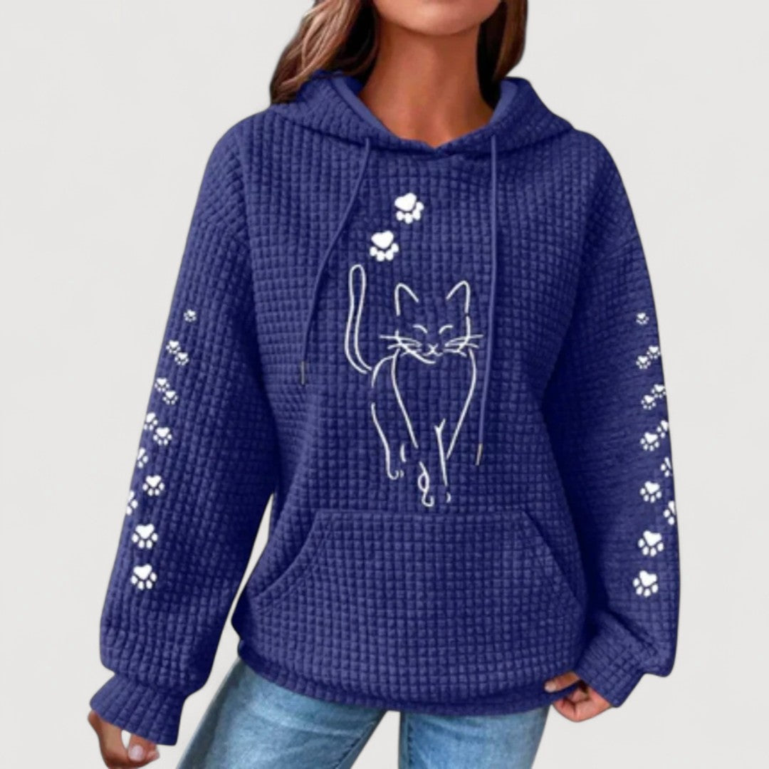 VALENTINA | Sudadera estampada con gato