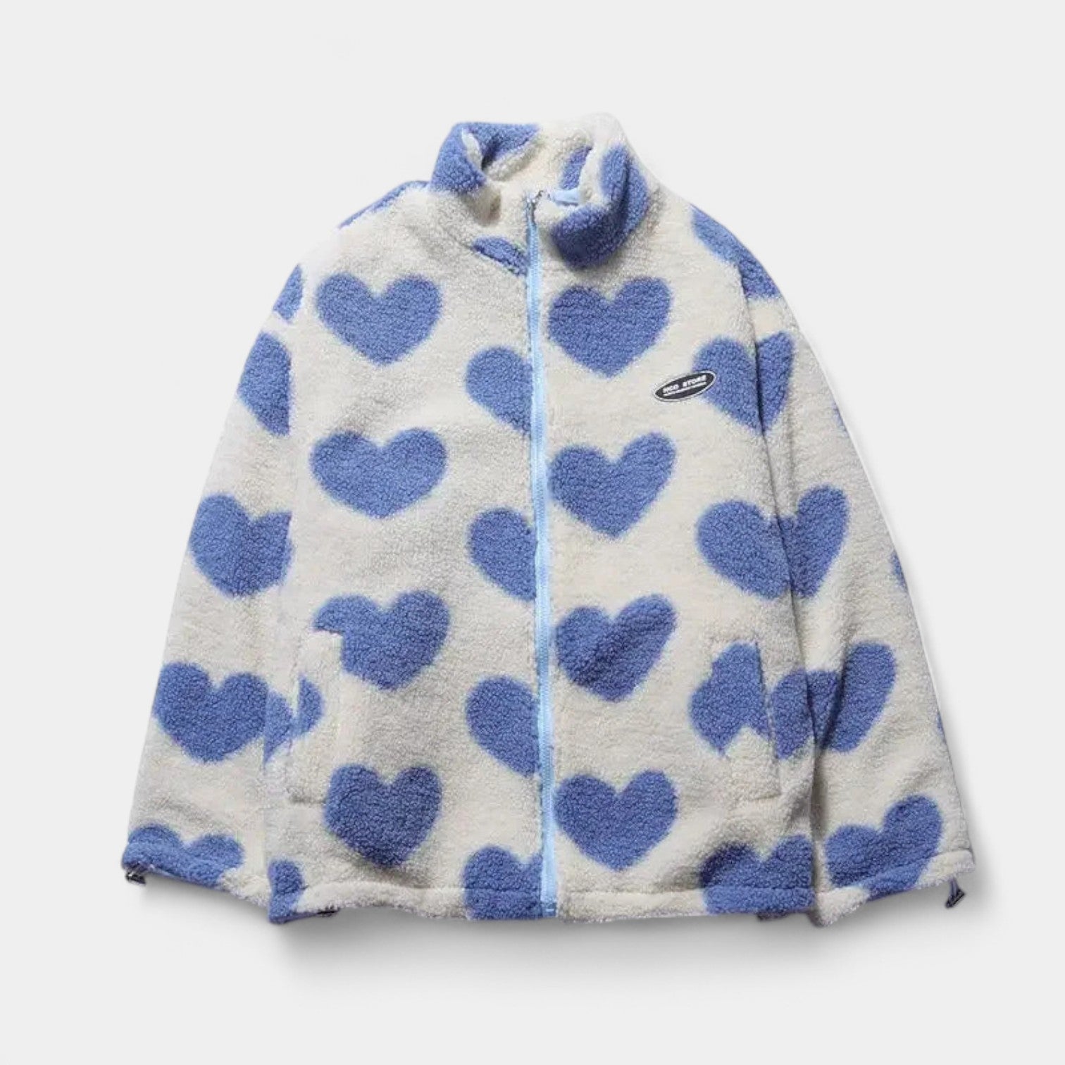 ALEJANDRA | Abrigo reversible con corazones