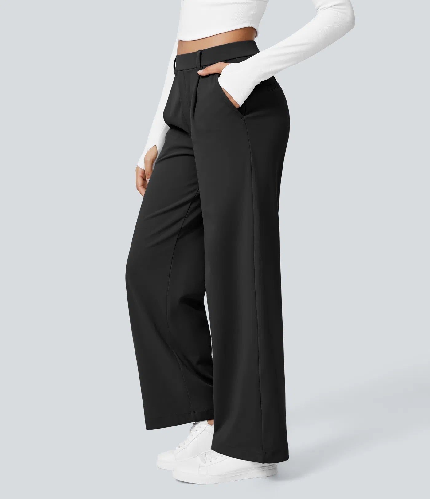 ESTELA | Pantalón de tiro alto recto