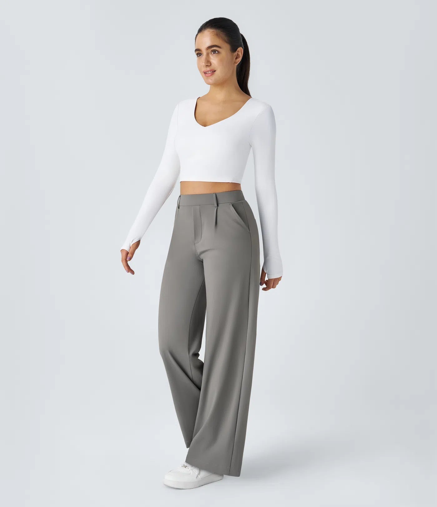 ESTELA | Pantalón de tiro alto recto