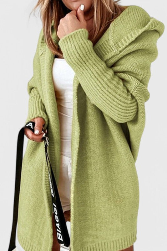 MÓNICA | Cárdigan con capucha oversize