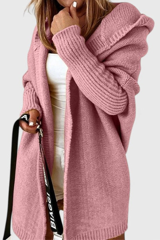 MÓNICA | Cárdigan con capucha oversize