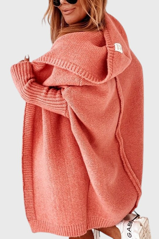 MÓNICA | Cárdigan con capucha oversize
