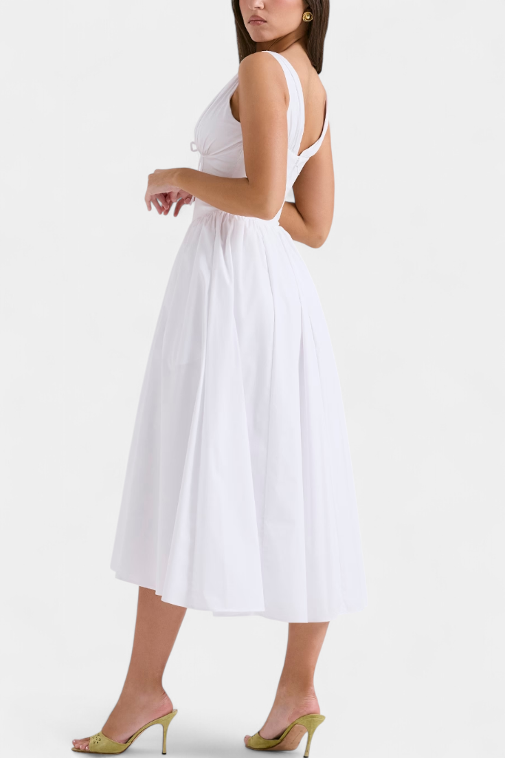 LUCIANA | Vestido midi floral