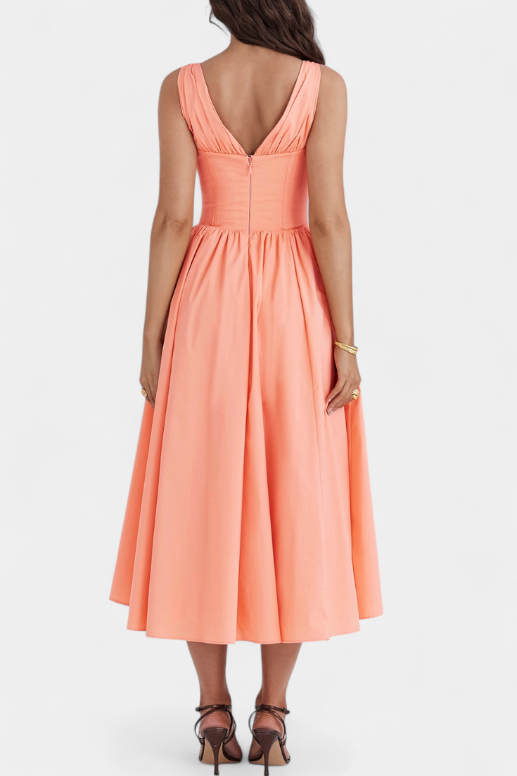 LUCIANA | Vestido midi floral