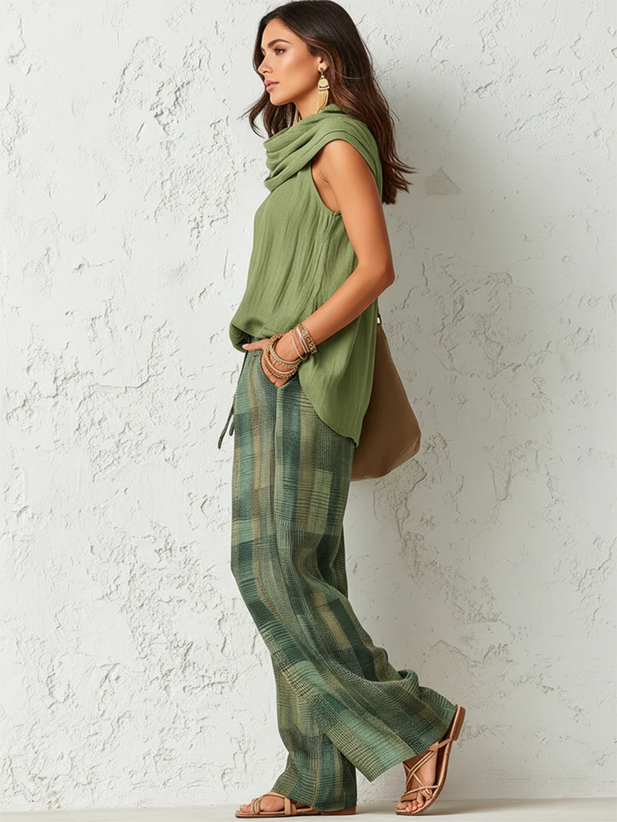 CAMILA | Conjunto con pantalón ancho