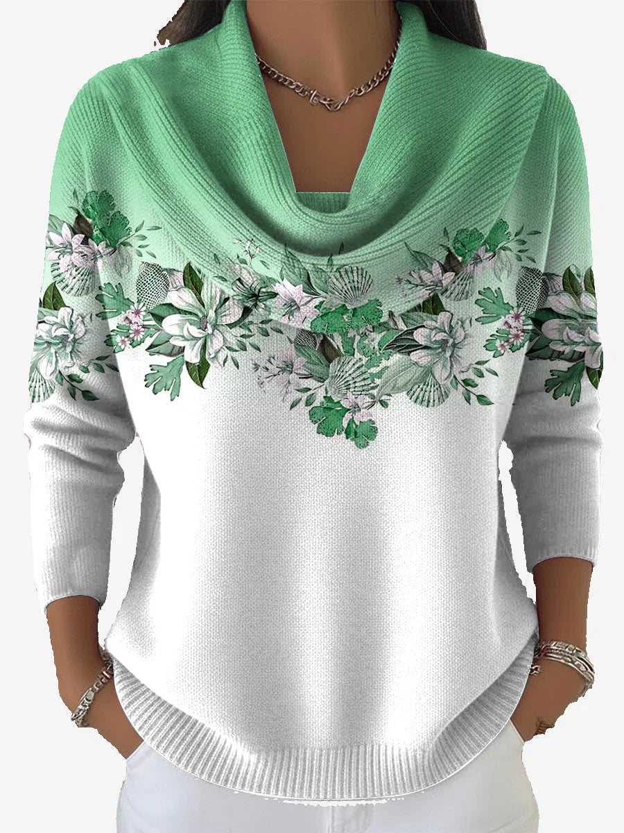 TASNIME | Suéter floral estampado