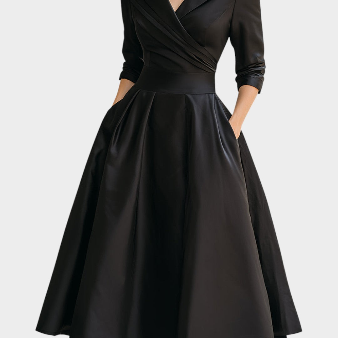 ANTONIA | Vestido midi transpassado