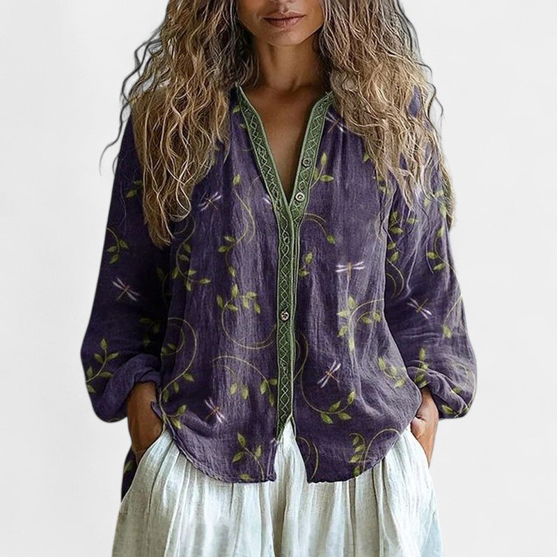 GABRIELA | Blusa amplia estampada