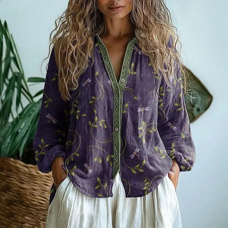 GABRIELA | Blusa amplia estampada