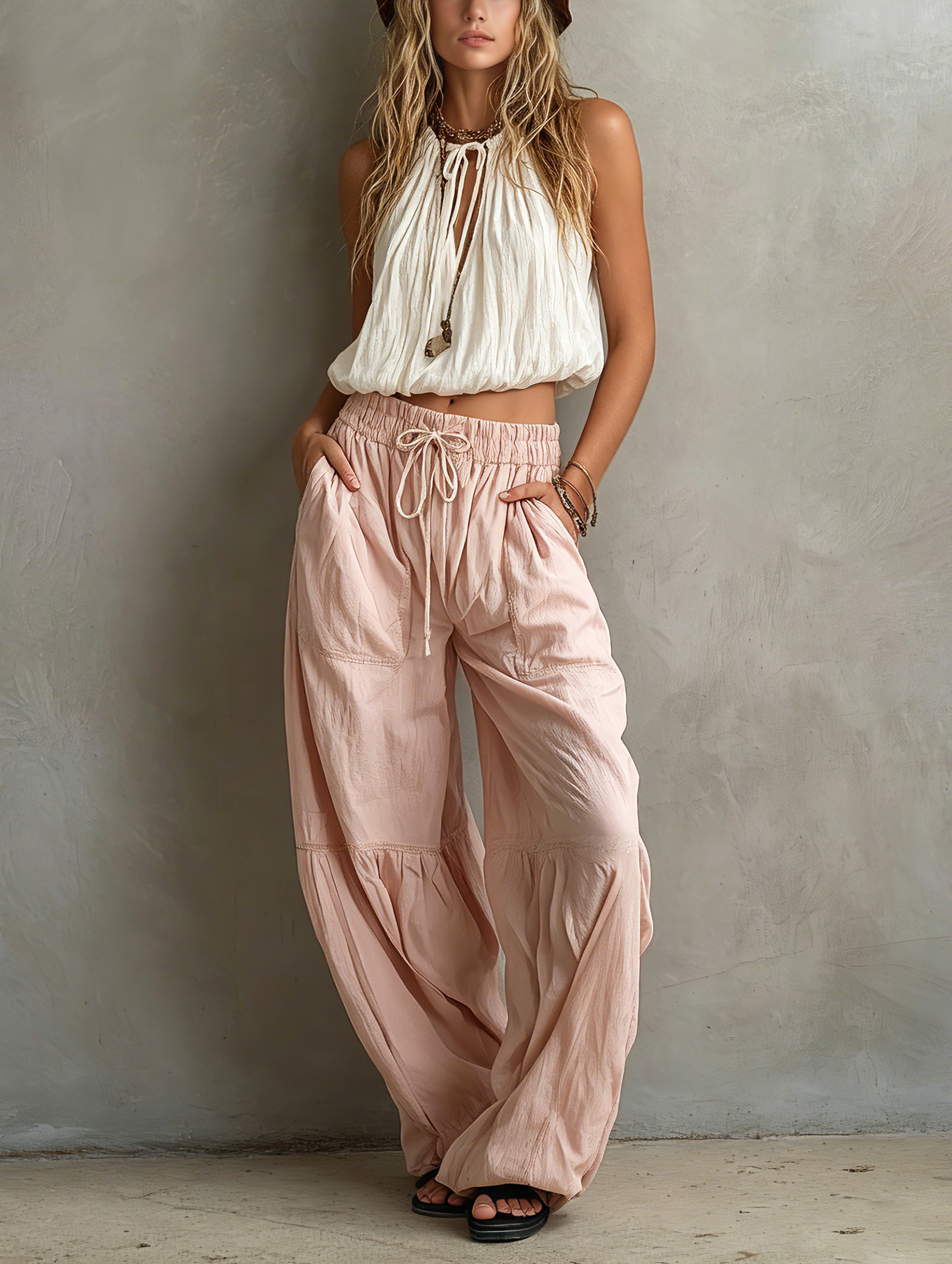 JIMENA | Conjunto de pantalón suelto