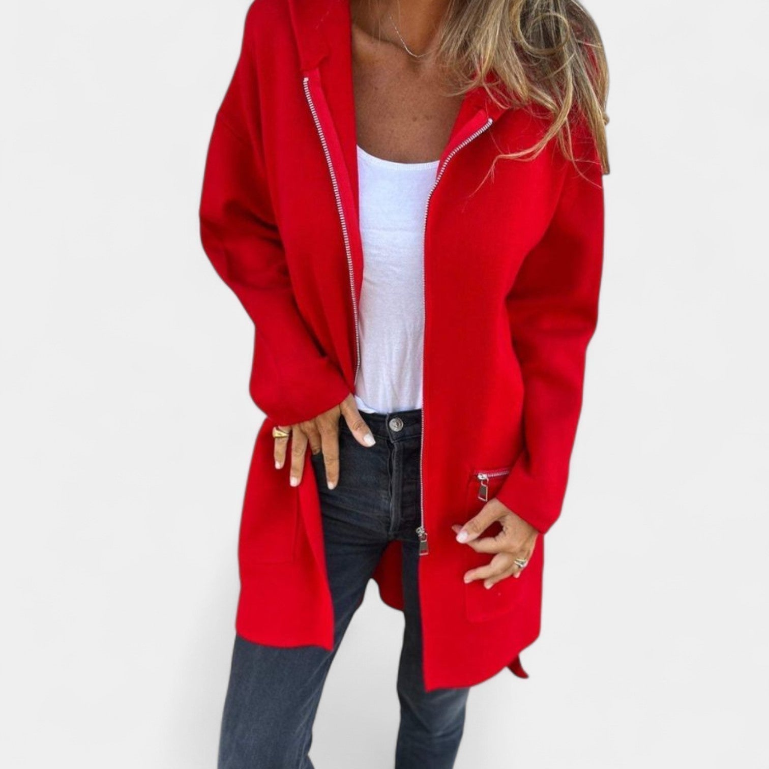 ISABELLA | Sudadera con capucha y cierre