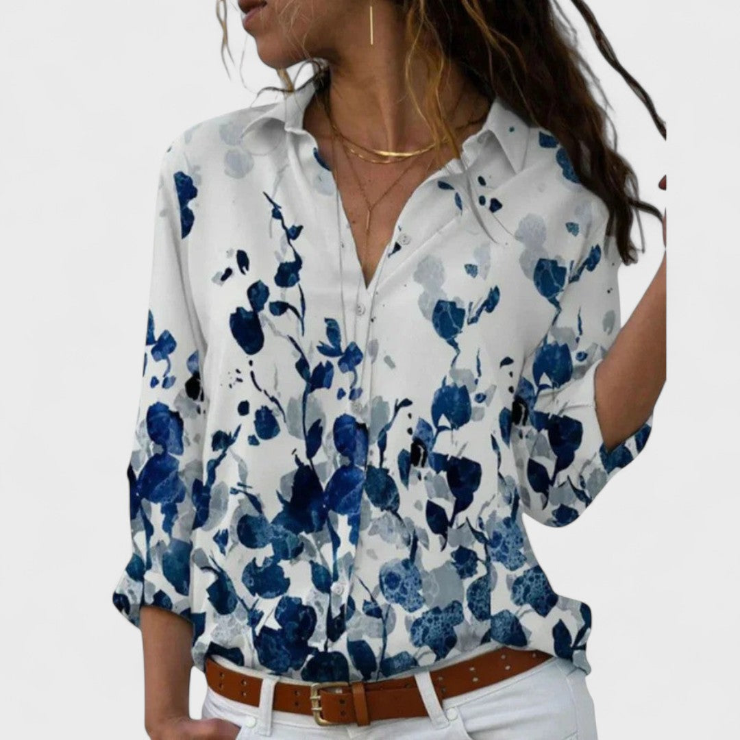 ALEJANDRA | Blusa con mangas abullonadas