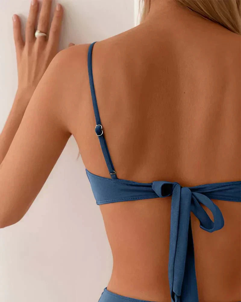 VALENTINA | Bikini de dos piezas fruncido