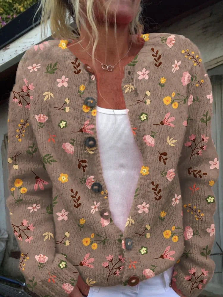 VALENTINA | Chaleco con estampado floral