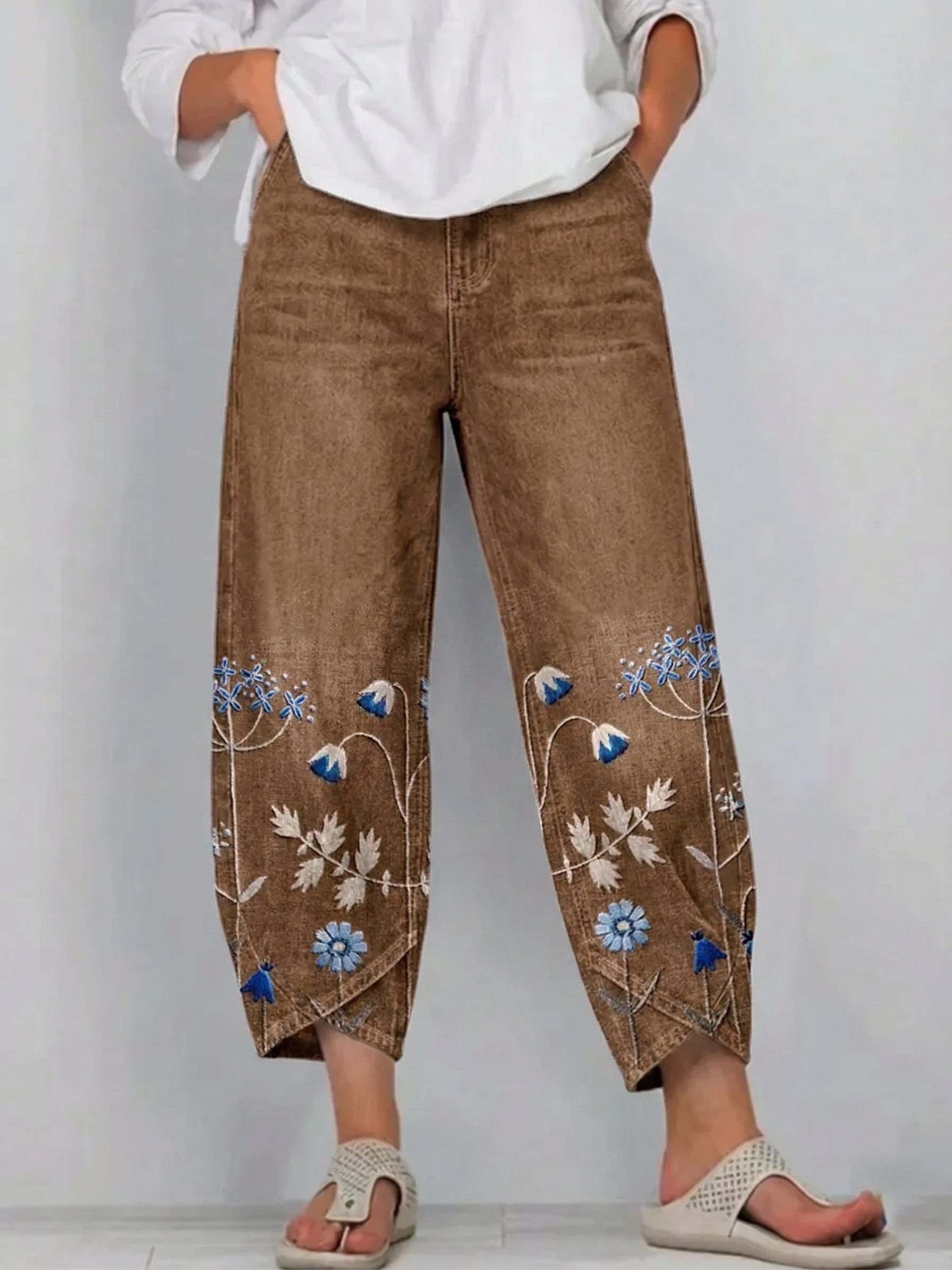 ELENA | Pantalón de cintura alta y pierna ancha