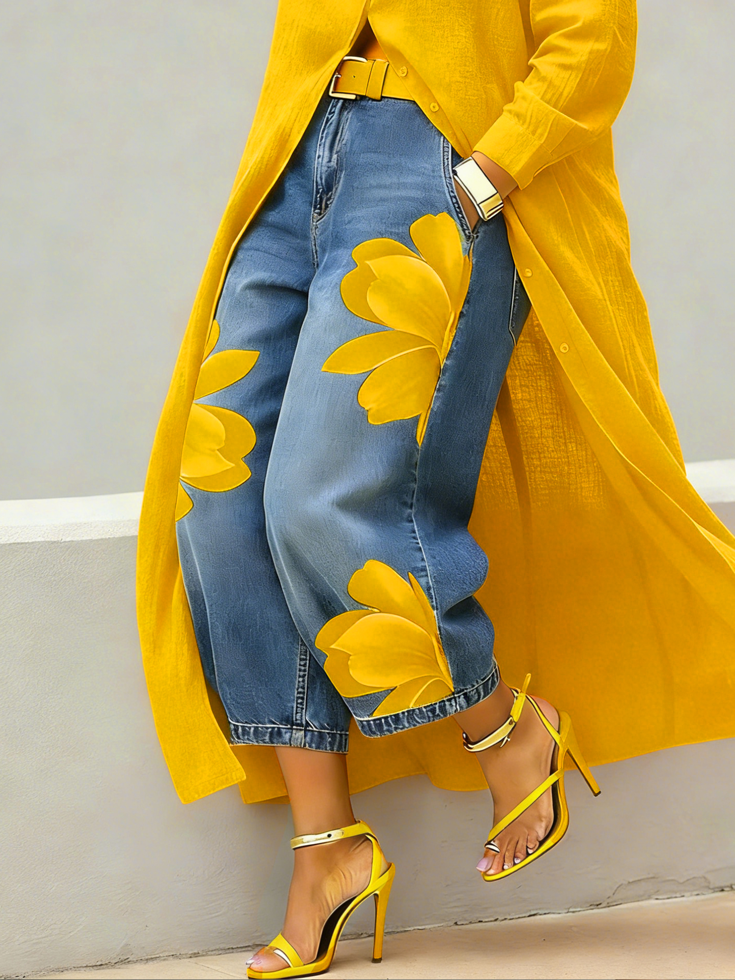 DANIELA | Pantalón estampado artístico