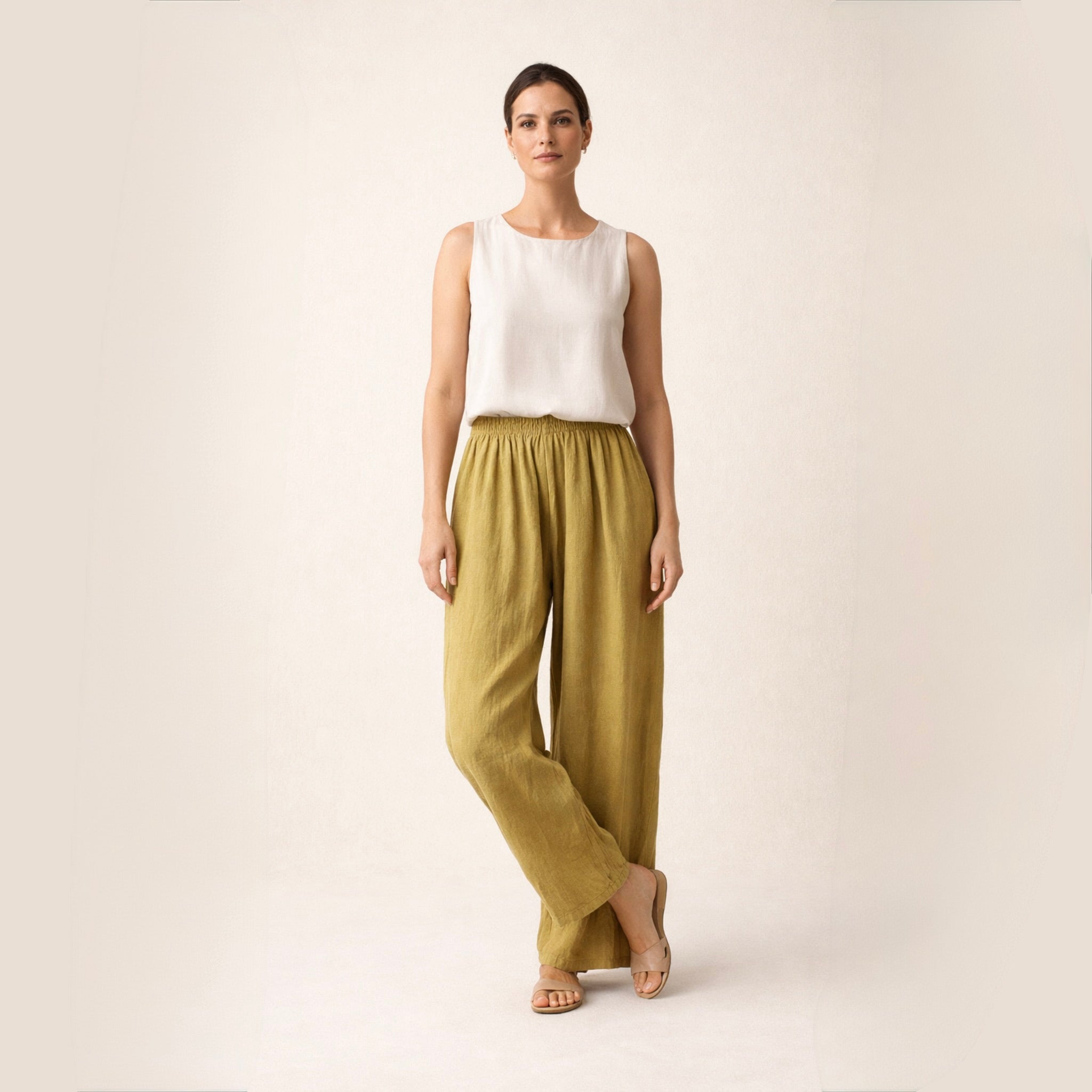 LAURA | Pantalón de rayas ancho