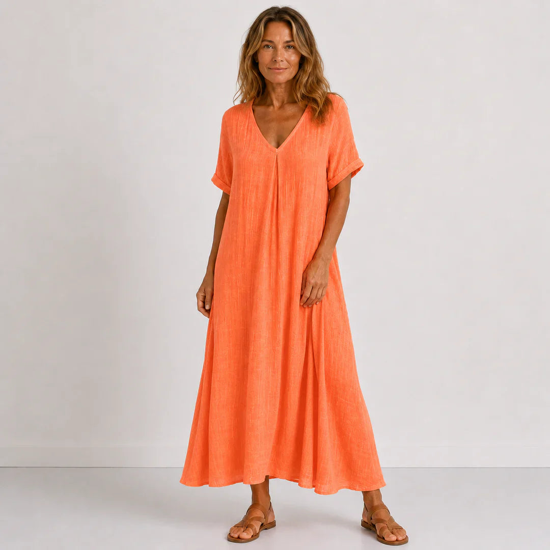 JULIETA | Vestido maxi fluido
