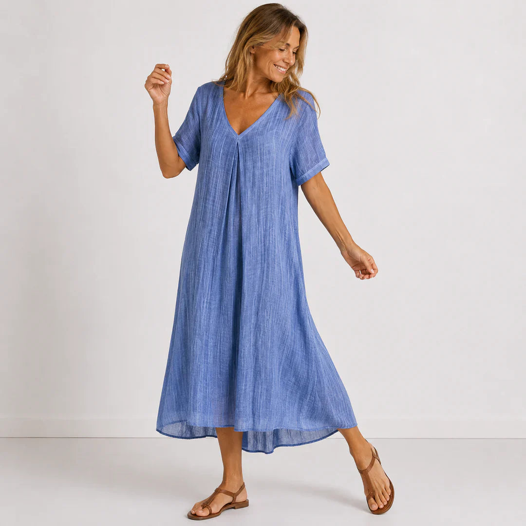 JULIETA | Vestido maxi fluido