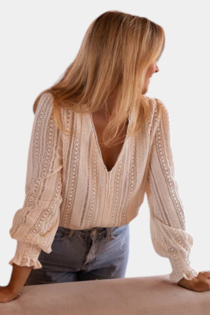 JULIANA | Blusa de crochet calado