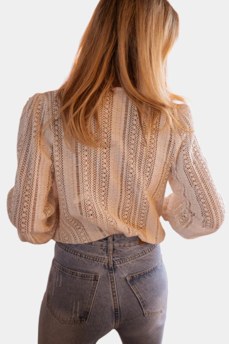 JULIANA | Blusa de crochet calado