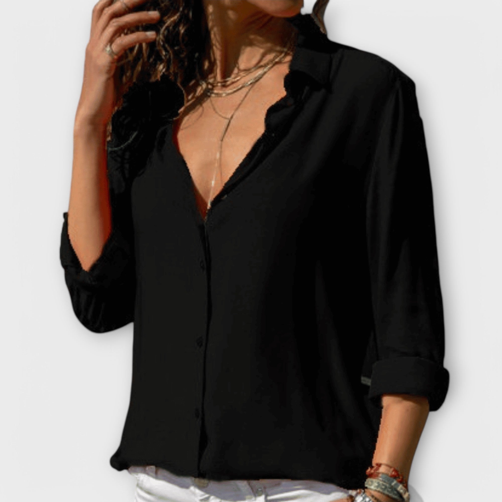 CLARA | Blusa de corte ajustado