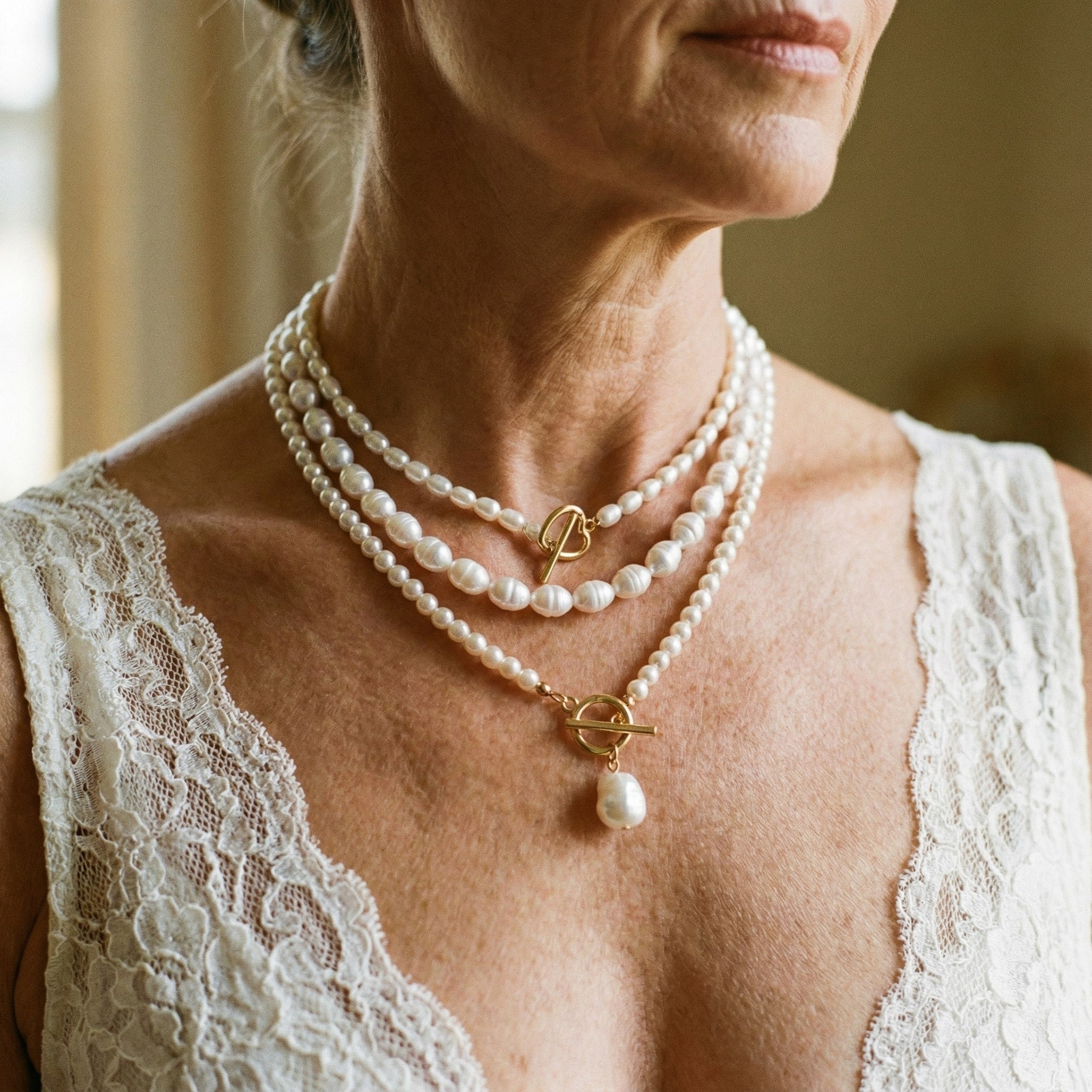 CLARA | Collar de perlas