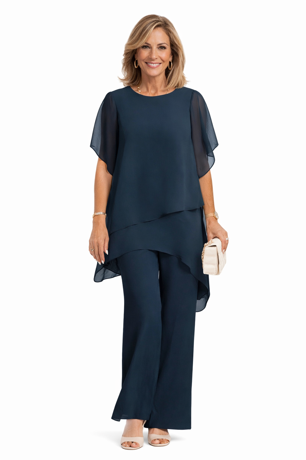 ADRIANA | Conjunto de pierna ancha fluido