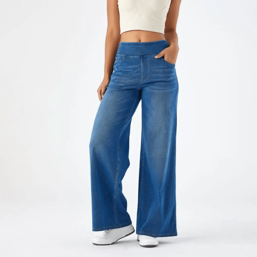 ROCIO | Jeans de tiro alto ancho