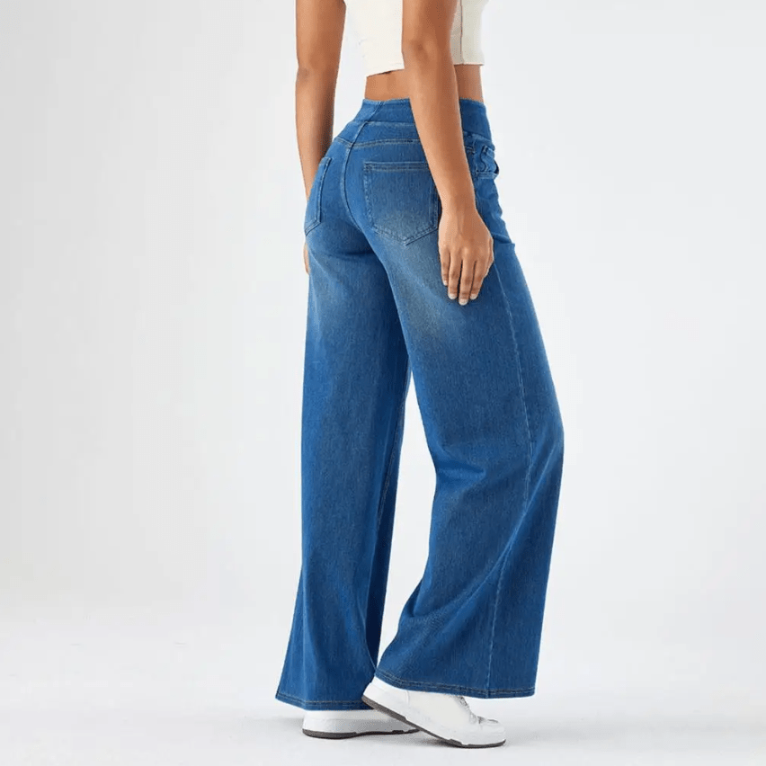 ROCIO | Jeans de tiro alto ancho