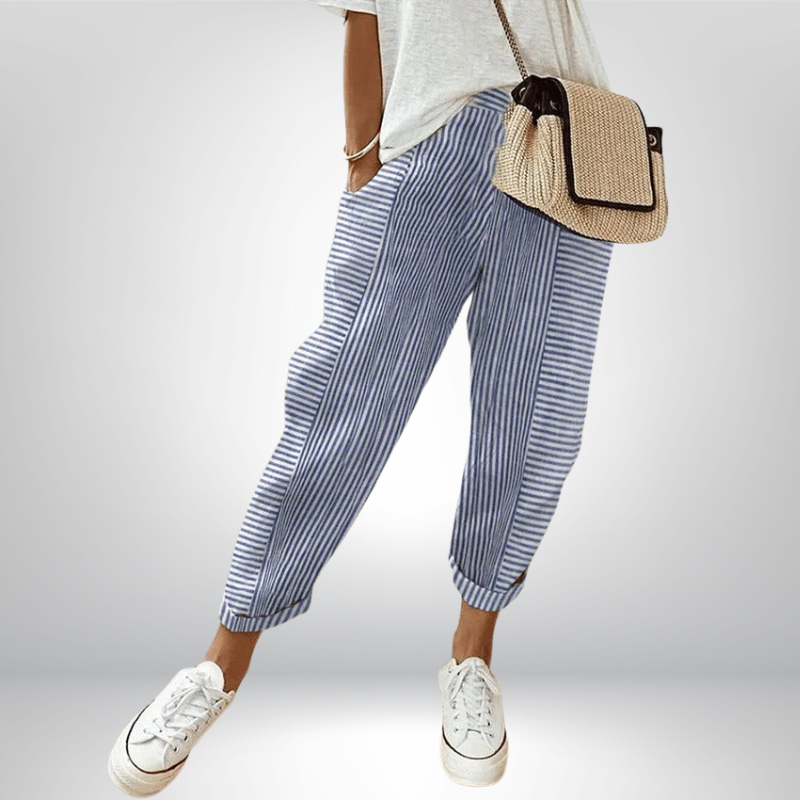 MARIANA | Pantalón a rayas verticales