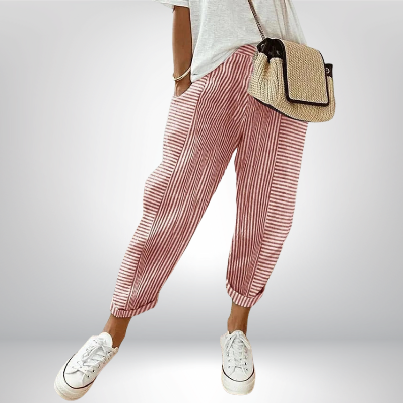 MARIANA | Pantalón a rayas verticales
